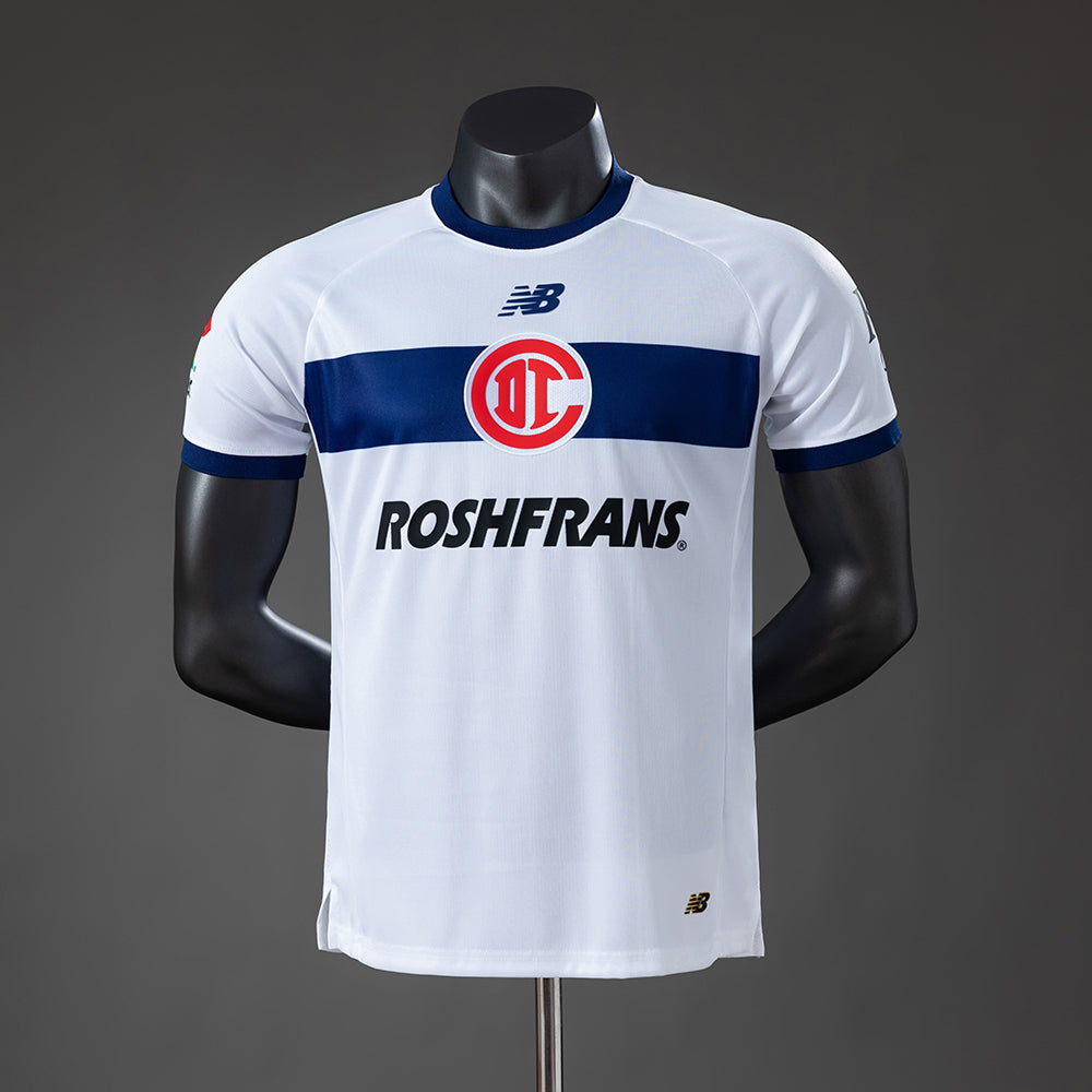 Camisola Deportivo Toluca 2026-27 Alternativa Branca Versão Jogador