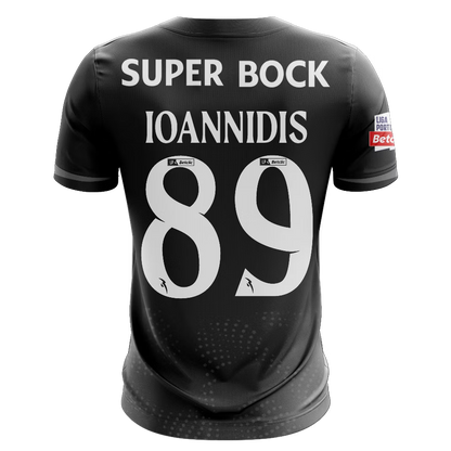 Camisola SCP 2025-26 Alternativa Preta Versão Adepto IOANNIDIS #89