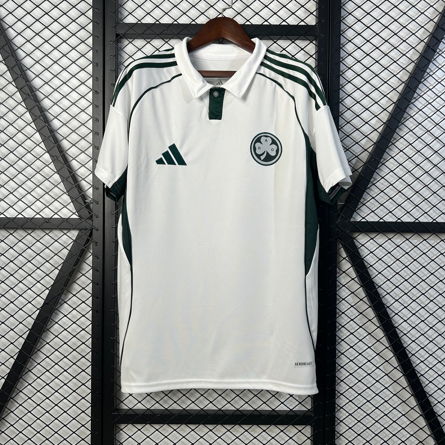 Camisola Panathinaikos AO 2025-26 Alternativa Branca Versão Adepto