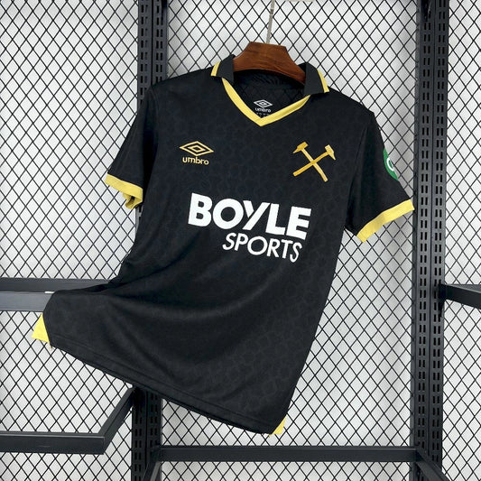 Camisola WH 2025-26 Alternativa Preta Versão Adepto
