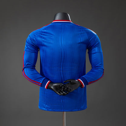 Camisola Manga Comprida M-UNITED 2026-27 Alternativa Azul Versão Jogador