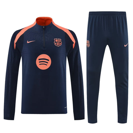 Fato de Treino FC Barcelona 2025-26 - Camisola com Fecho