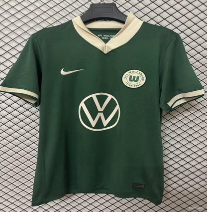 Camisola VfL Wolfsburg 2024-25 Edição 80º Aniversário Versão Adepto