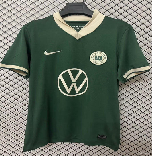 Camisola VfL Wolfsburg 2024-25 Edição 80º Aniversário Versão Adepto