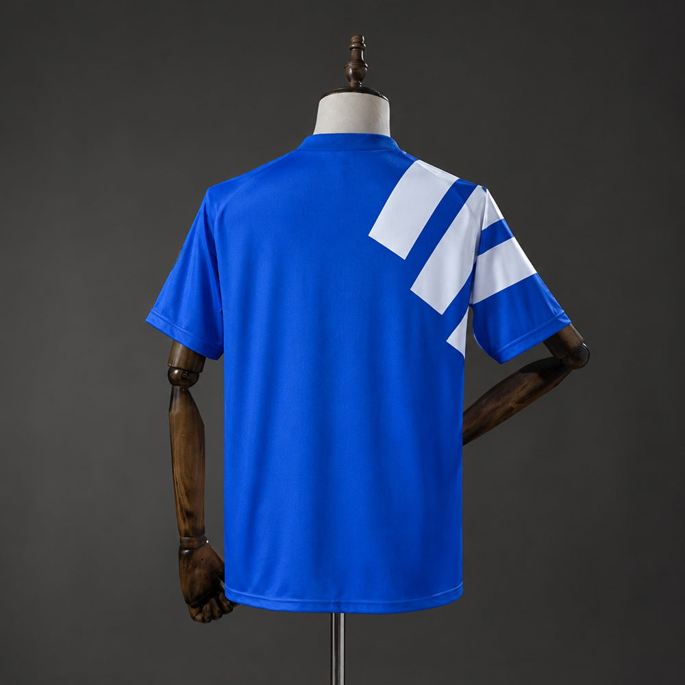 Camisola Real Saragoça 1992-93 Alternativa Azul Versão Adepto