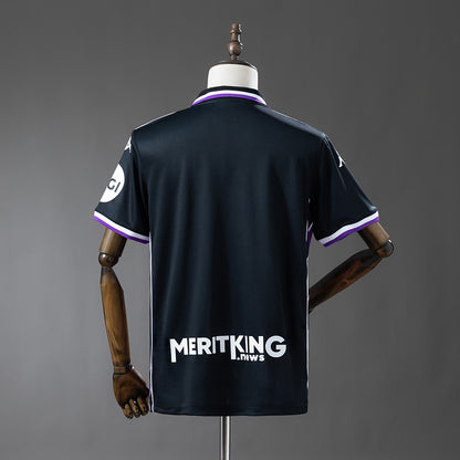 Camisola Real Valladolid CF 2025-26 Alternativa Preta Versão Adepto