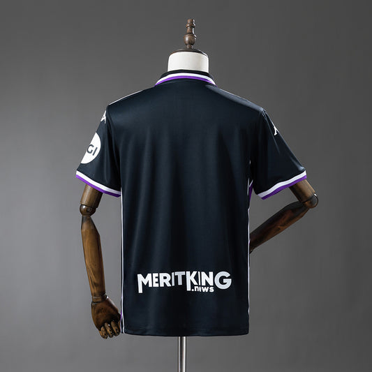 Camisola Real Valladolid CF 2025-26 Alternativa Preta Versão Adepto