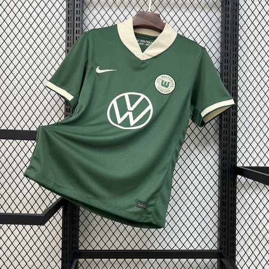 Camisola VfL Wolfsburg 2025-26 Edição 80º Aniversário Versão Adepto
