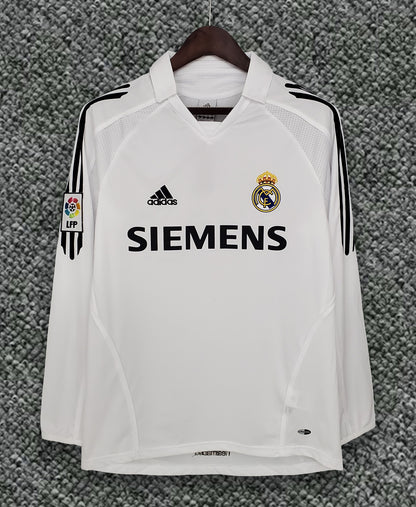 Camisola Manga Comprida Real Madrid 2005-06 Principal