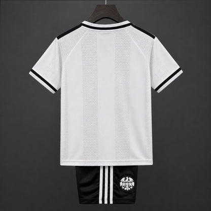 Kit Criança SG Eintracht Frankfurt 2026-27 Alternativo Branca
