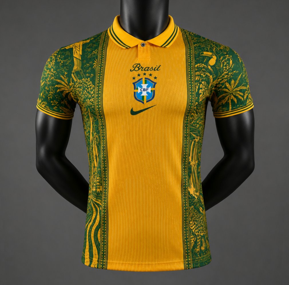 Camisola Brasil 2026 Edição Especial Versão Jogador