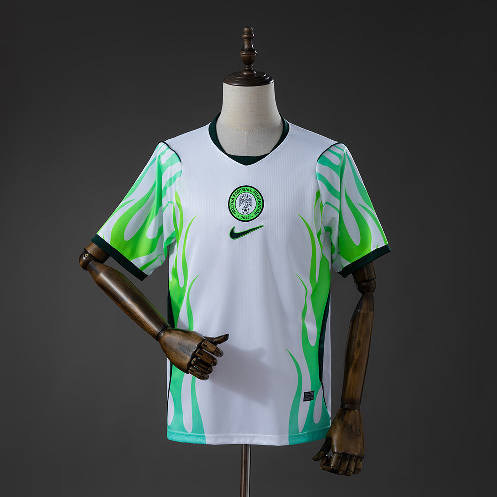 Camisola Nigeria 2026 Alternativa Branca Versão Adepto