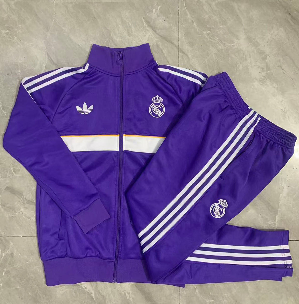 Fato de Treino Real Madrid CF 2026-27 - Casaco sem Capuz
