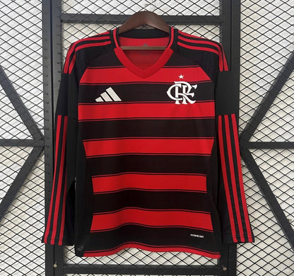 Camisola Manga Comprida CR Flamengo 2025-26 Principal Versão Adepto