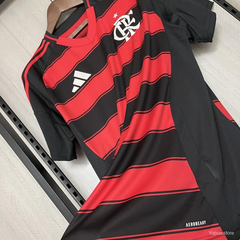 Camisola CR Flamengo 2025-26 Principal Lisa Versão Adepto