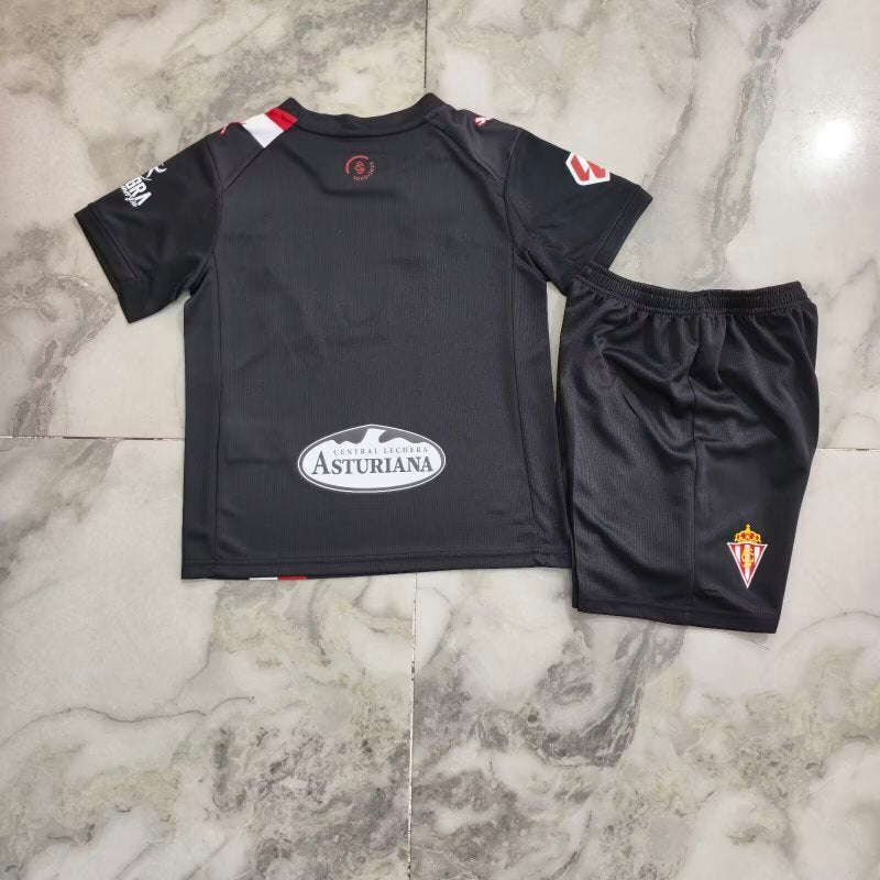 Kit Criança Real Sporting de Gijón 2025-26 Alternativo