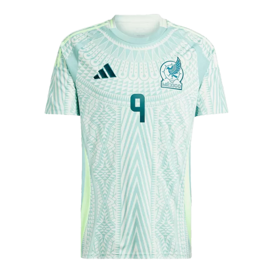 Camisola Mexico 2024 Alternativa Verde Versão Adepto RAÚL #9