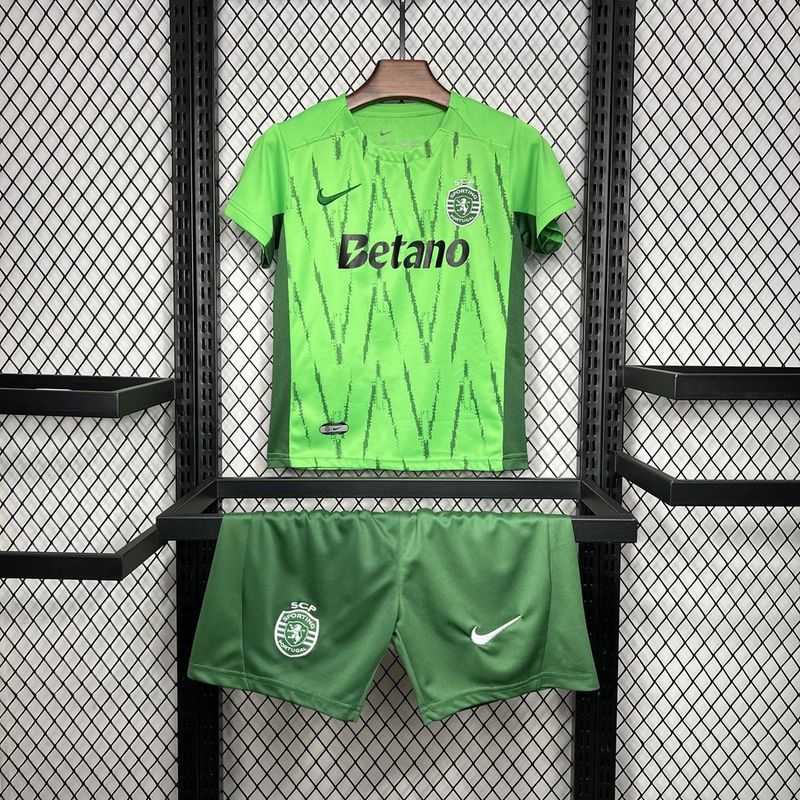 Kit Criança SCP 2024-25 Alternativo Verde