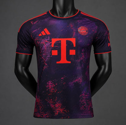 Camisola FC Bayern Munique 2026-27 Alternativa Azul Versão Jogador