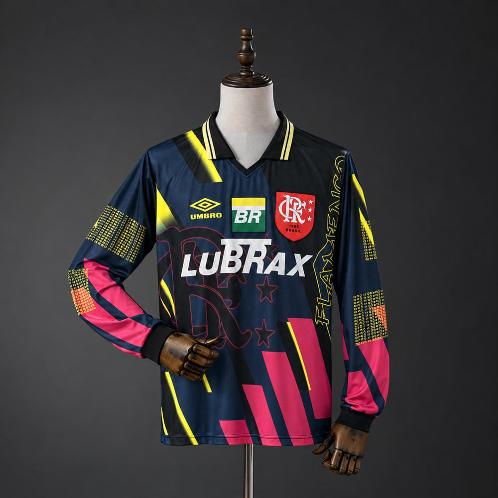 Camisola Manga Comprida CR Flamengo 1997-98 Guarda-Redes Versão Adepto