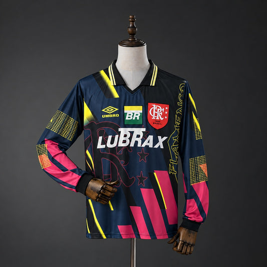Camisola Manga Comprida CR Flamengo 1997-98 Guarda-Redes Versão Adepto