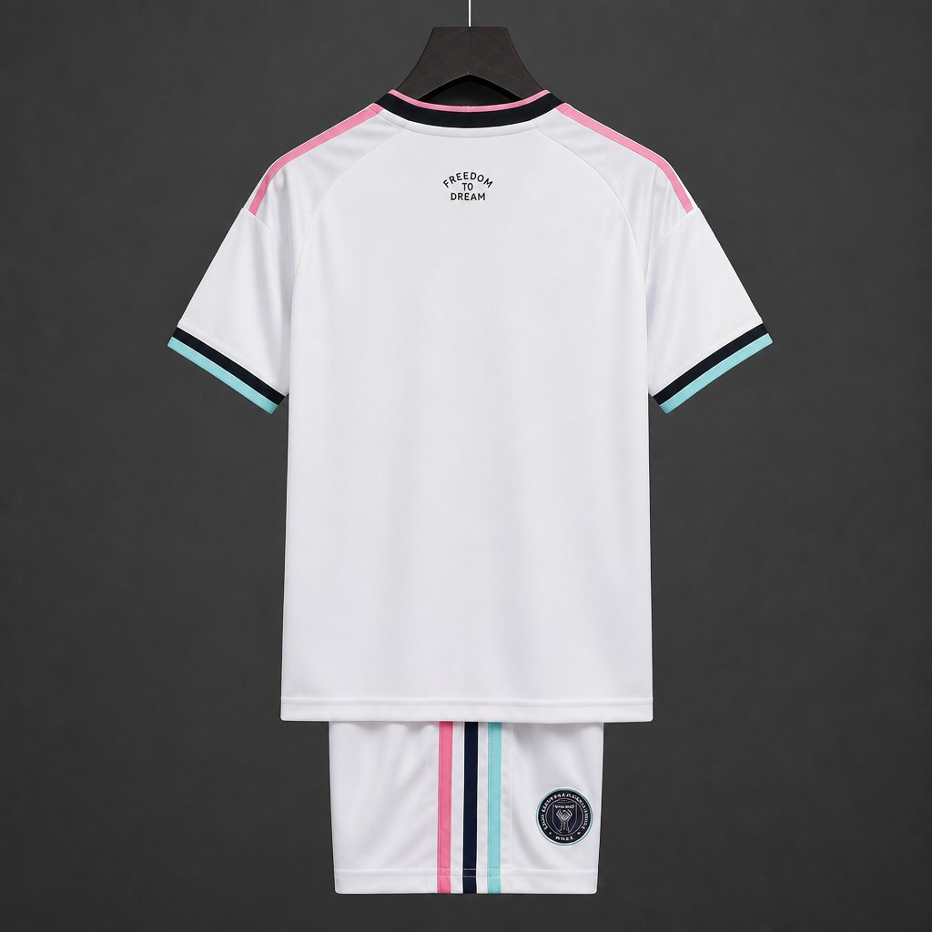 Kit Criança Inter Miami CF 2026-27 Alternativo Branco
