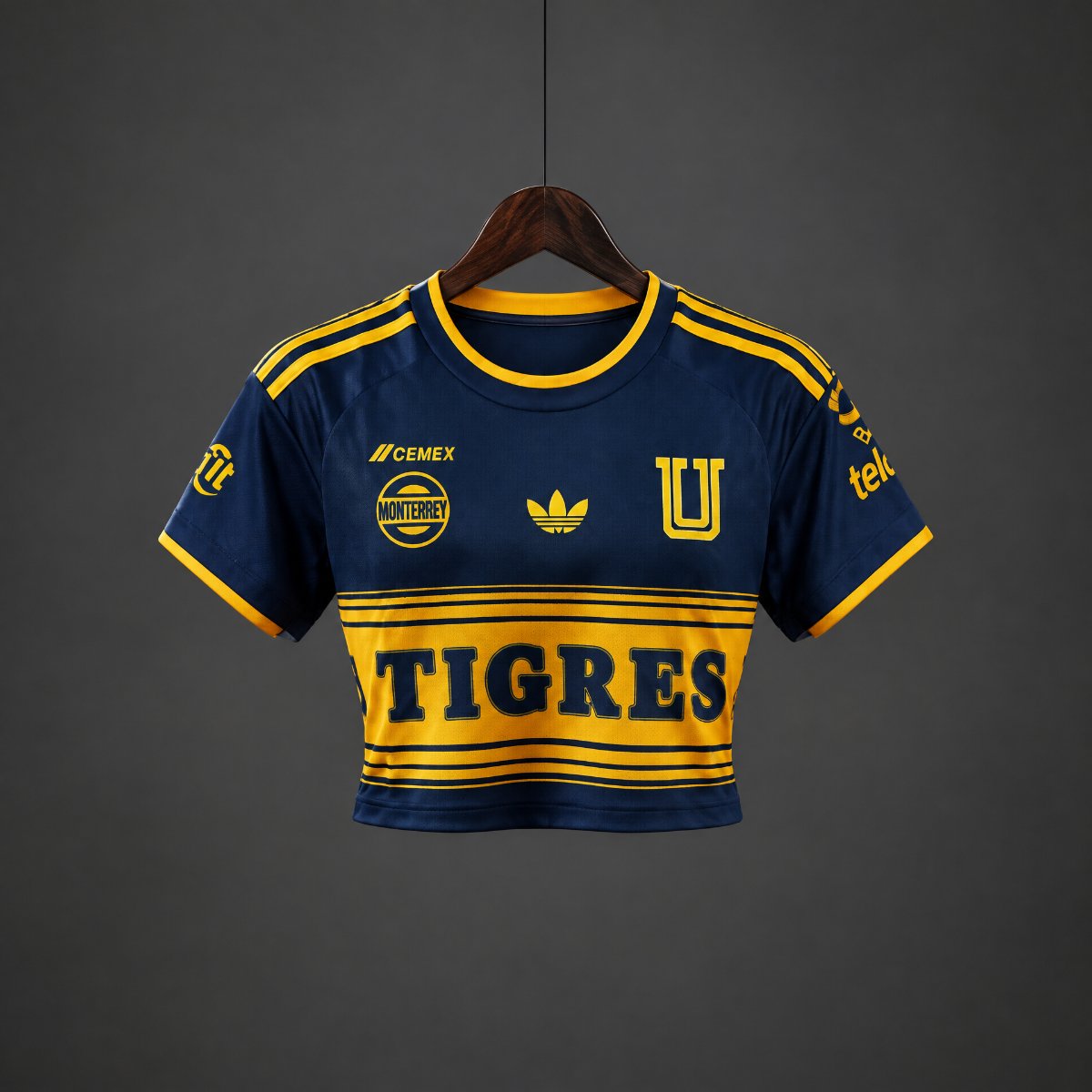 Crop Top Mulher Tigres UANL 2026-27 Alternativo Azul