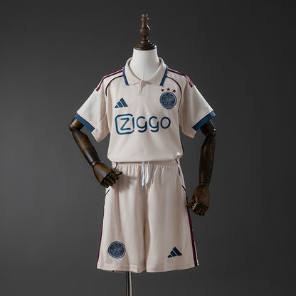 Kit Criança AFC Ajax 2025-26 Alternativo