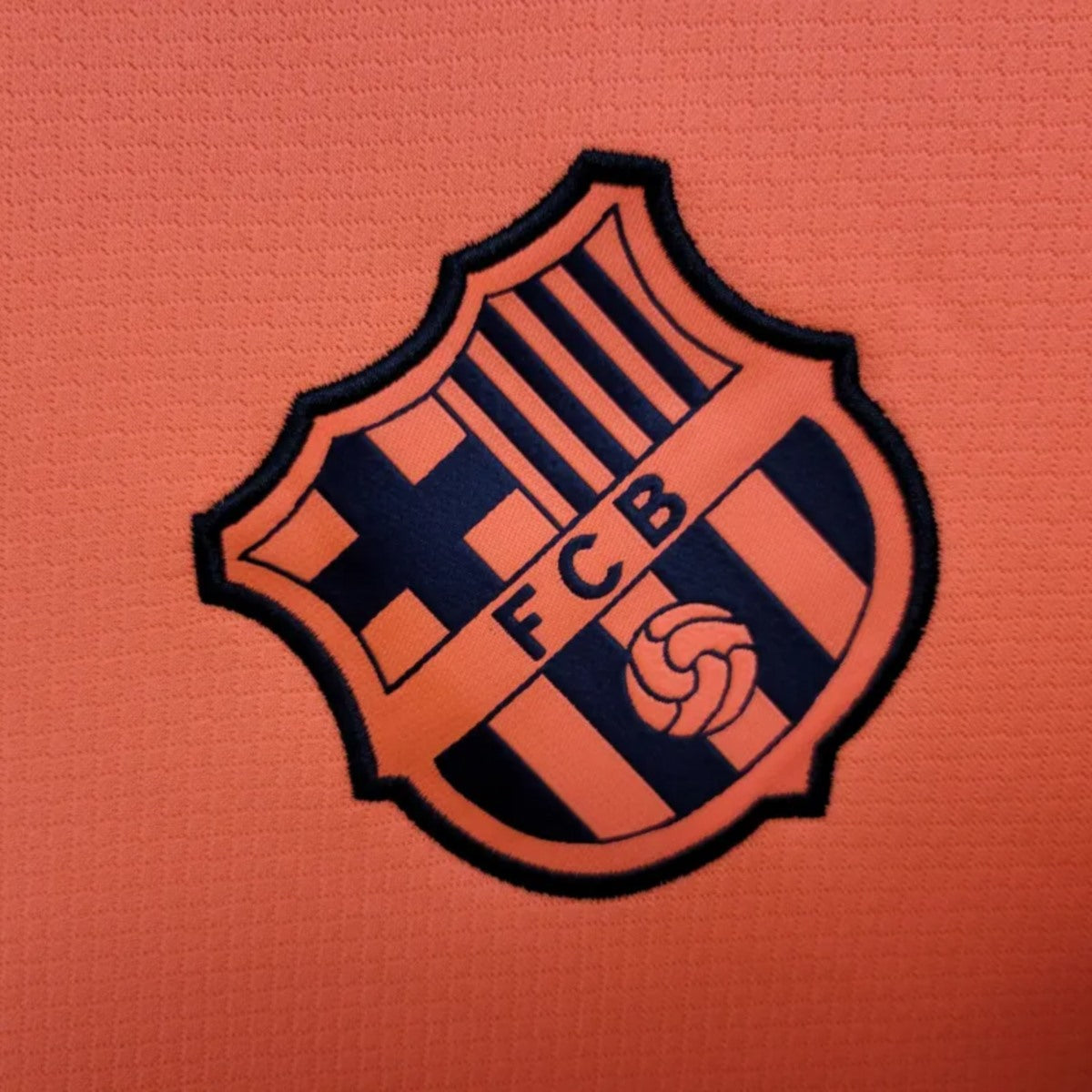 Camisola FC Barcelona 2025-26 Alternativa Laranja UCL Versão Adepto ROONY #19