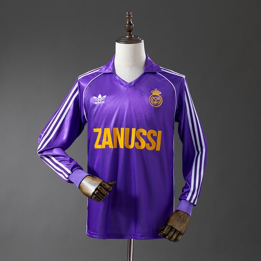 Camisola Manga Comprida Real Madrid 1984-85 Alternativa
