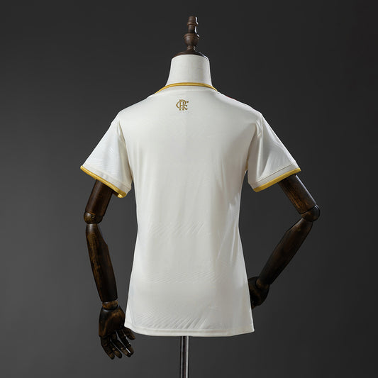 Camisola CR Flamengo 2025-26 Alternativa Amarela Versão Mulher