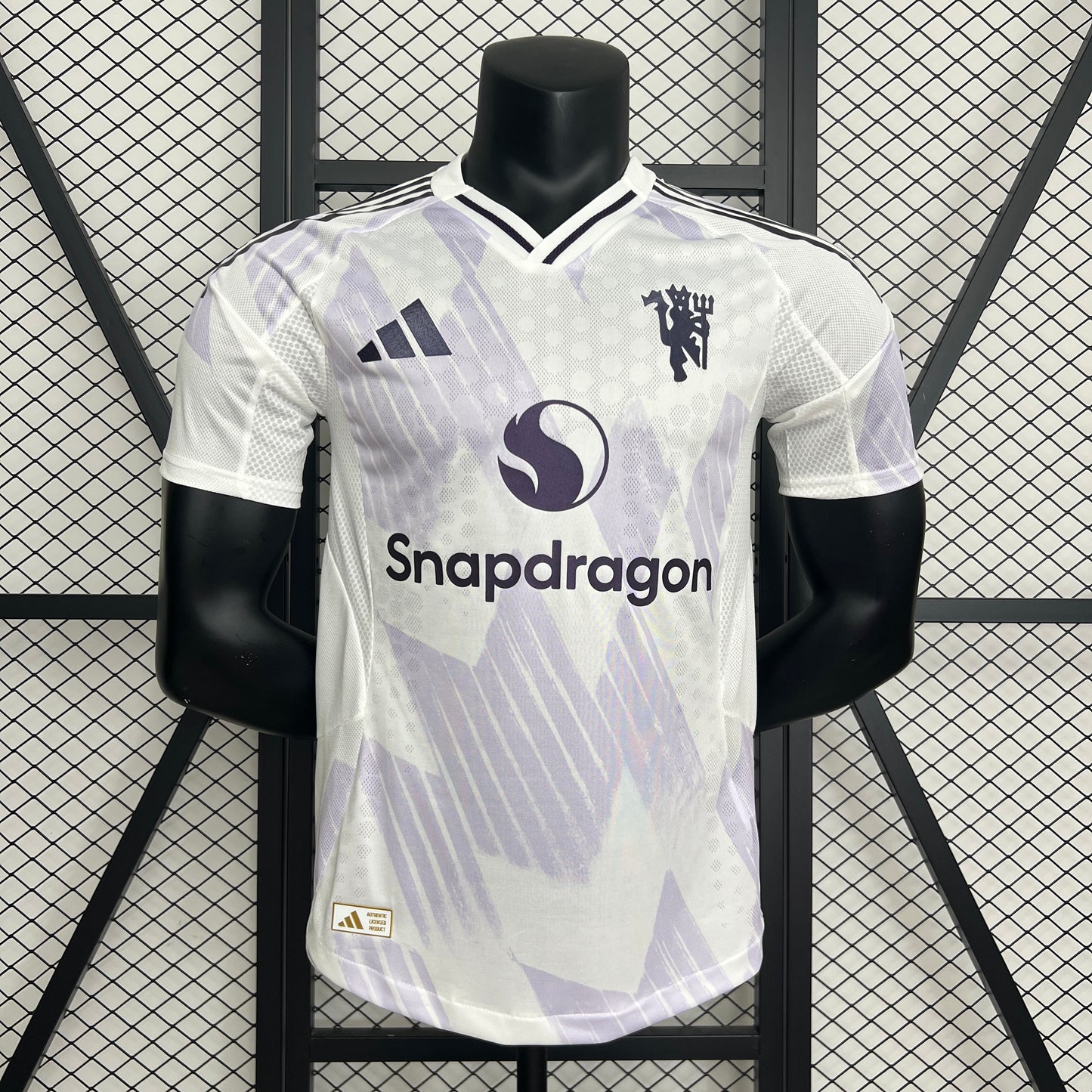 Camisola M-United 2025-26 Alternativa Branca Versão Jogador
