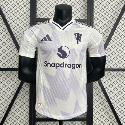 Camisola M-United 2025-26 Alternativa Branca Versão Jogador