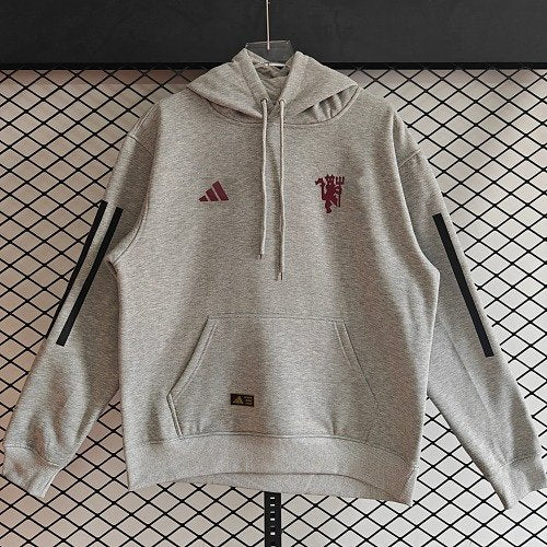 Hoodie M-UNITED 2026-27 Cinzento