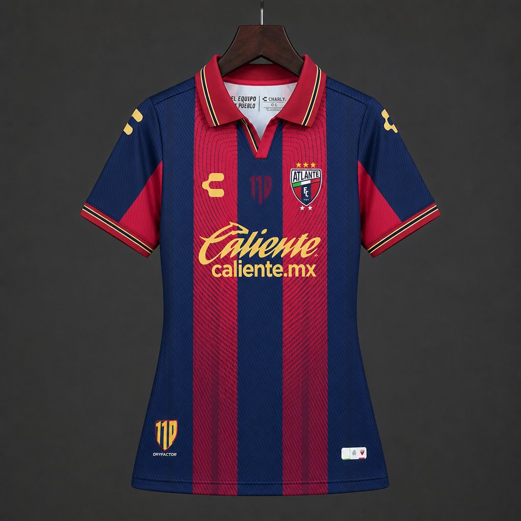 Camisola CF Atlante 2026-27 Principal Versão Mulher