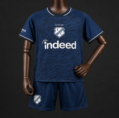 Kit Criança FC Utrecht 2026-27 Alternativo Azul