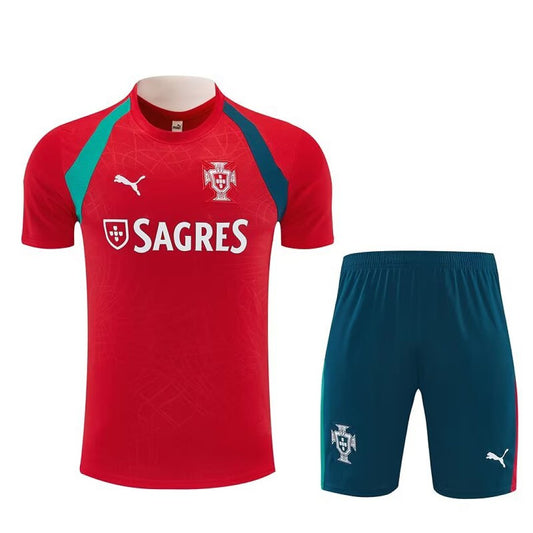 Kit Treino Camisola Portugal 2026 Vermelho