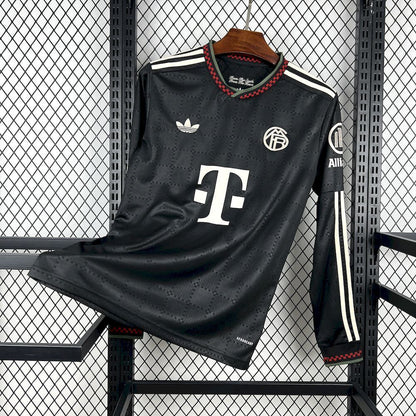 Camisola FC Bayern 2025-26 Alternativa Preta Versão Adepto