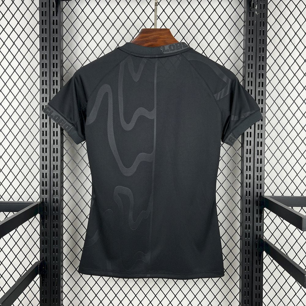 Camisola Paysandu SC 2025-26 Alternativa Preta Versão Mulher