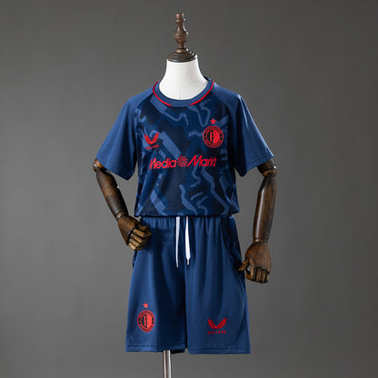 Kit Criança Feyenoord 2026-27 Alternativo Azul