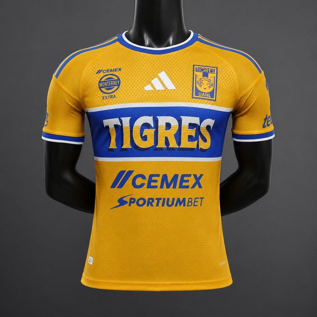 Camisola Tigres UANL 2026-27 Principal Versão Jogador