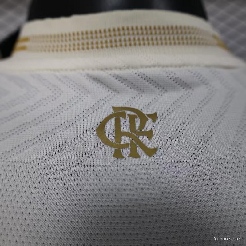 Camisola CR Flamengo 2025-26 Alternativa Amarela Lisa Versão Jogador