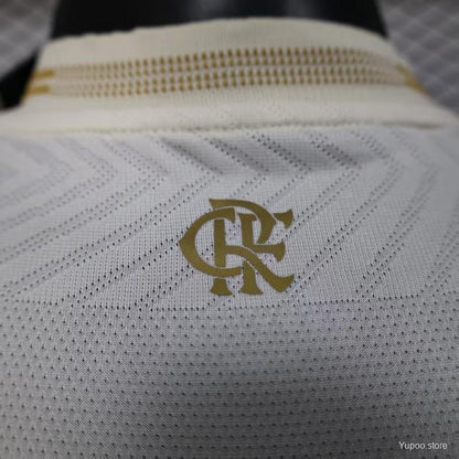 Camisola CR Flamengo 2025-26 Alternativa Amarela Lisa Versão Jogador