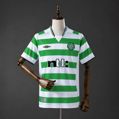 Camisola Celtic FC 2001-02 Principal Versão Adepto