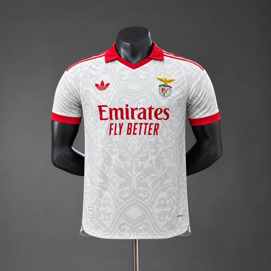 Camisola S.L.B. 2026-27 Alternativa Branca Versão Jogador