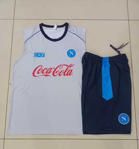 Kit Treino Manga Cava Napoles 2025-26