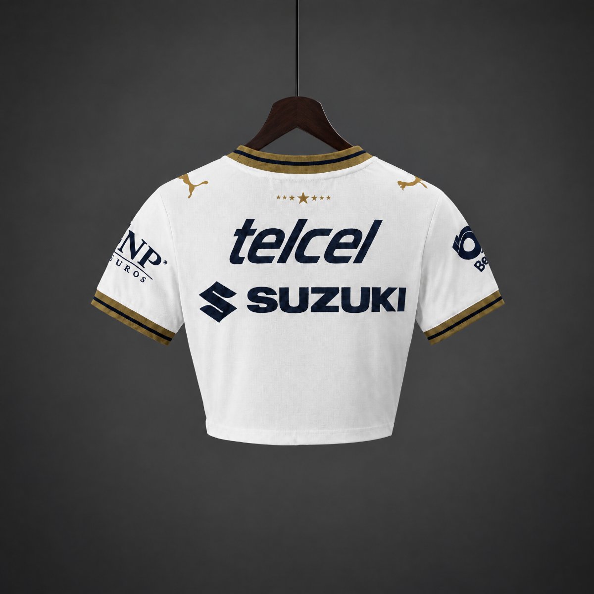 Crop Top Mulher UNAM Pumas 2026-27 Principal