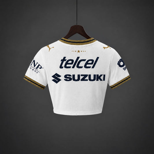 Crop Top Mulher UNAM Pumas 2026-27 Principal