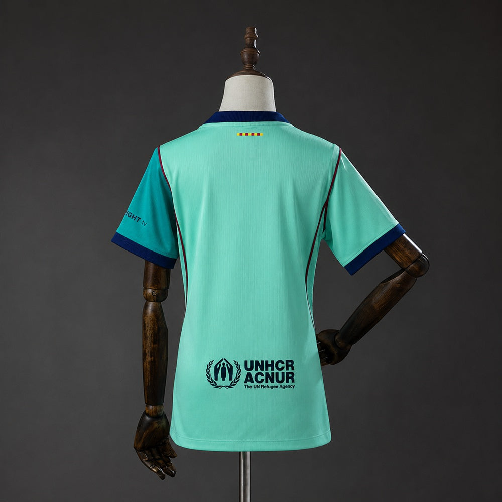 Camisola FC Barcelona 2026-27 Alternativa Azul Versão Mulher