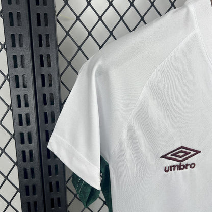 Camisola Fluminense FC 2025-26 Alternativa Branca Lisa Versão Mulher